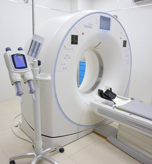 Magnetic Resonance Imaging Machine in the Hospital